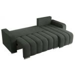 Narożnik KIRASSO L - uniwersalny - ciemnoszary, struktura