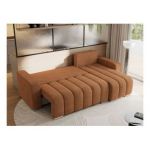 Narożnik KIRASSO L - uniwersalny - pomarańczowy, struktura