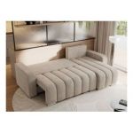 Narożnik KIRASSO L - uniwersalny - beżowy, struktura