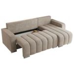 Narożnik KIRASSO L - uniwersalny - beżowy, struktura