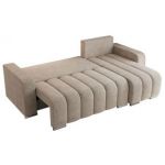 Narożnik KIRASSO L - uniwersalny - beżowy, struktura