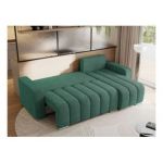 Narożnik KIRASSO L - uniwersalny - ciemnozielony, struktura