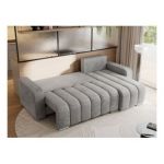 Narożnik KIRASSO L - uniwersalny - jasnoszary, welwet