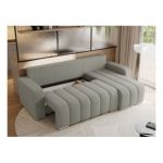 Narożnik KIRASSO L - uniwersalny - jasnoszary, boucle