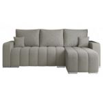 Narożnik KIRASSO L - uniwersalny - jasnoszary, boucle