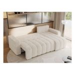 Narożnik KIRASSO L - uniwersalny - beżowy, sztruks