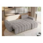 Narożnik KIRASSO L - uniwersalny - jasnoszary, sztruks