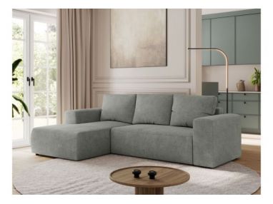 Narożnik TRENTINO L - strona lewa - szary, struktura