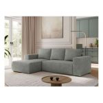 Narożnik TRENTINO L - strona lewa - szary, struktura