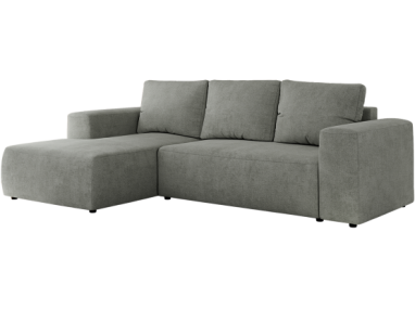 Narożnik TRENTINO L - strona lewa - szary, struktura