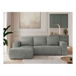 Narożnik TRENTINO L - strona lewa - szary, struktura