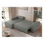 Narożnik TRENTINO L - strona lewa - szary, struktura