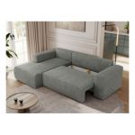 Narożnik TRENTINO L - strona lewa - szary, struktura