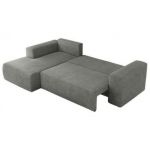 Narożnik TRENTINO L - strona lewa - szary, struktura