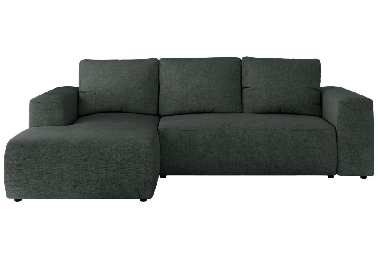 Narożnik TRENTINO L - strona lewa - ciemnoszary, struktura