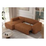 Narożnik TRENTINO L - strona lewa - pomarańczowy, struktura