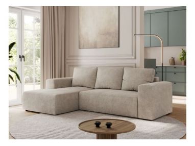 Narożnik TRENTINO L - strona lewa - beżowy, struktura