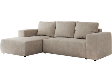 Narożnik TRENTINO L - strona lewa - beżowy, struktura