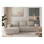 Narożnik TRENTINO L - strona lewa - beżowy, struktura