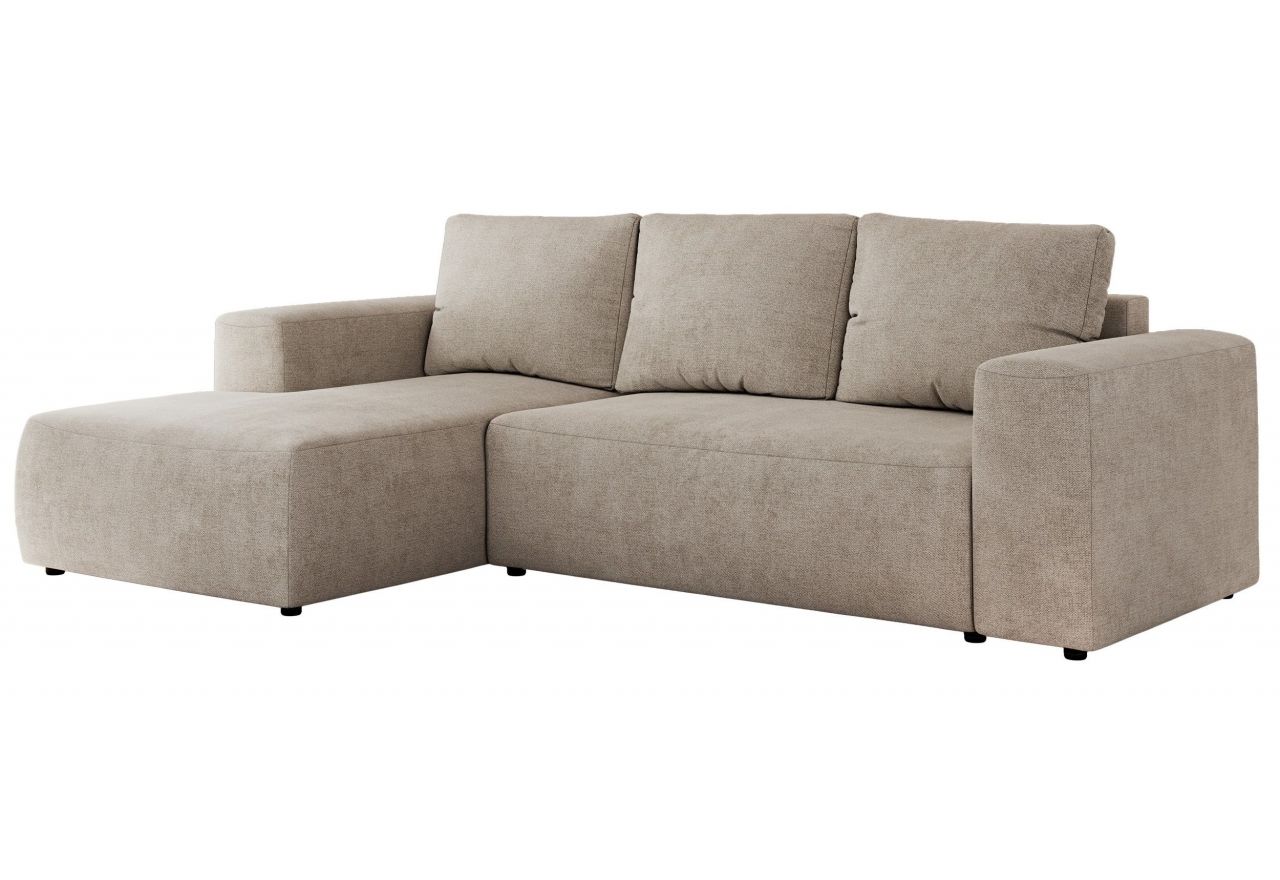 Narożnik TRENTINO L - strona lewa - beżowy, struktura