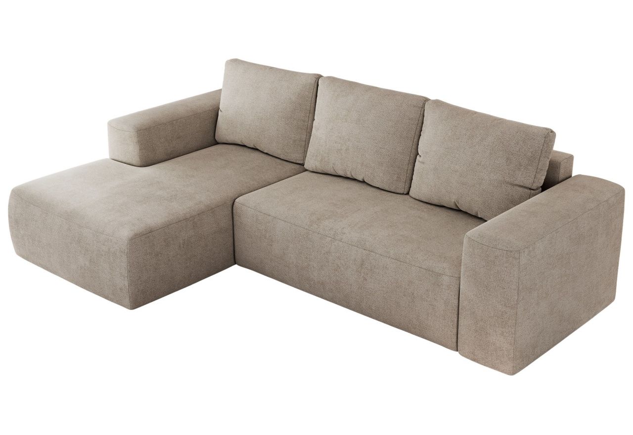 Narożnik TRENTINO L - strona lewa - beżowy, struktura