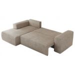 Narożnik TRENTINO L - strona lewa - beżowy, struktura