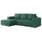 Narożnik TRENTINO L - strona lewa - ciemnozielony, struktura