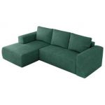 Narożnik TRENTINO L - strona lewa - ciemnozielony, struktura