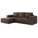 Narożnik TRENTINO L - strona lewa - brązowy, welwet