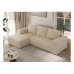 Narożnik TRENTINO L - strona lewa - kremowy, boucle