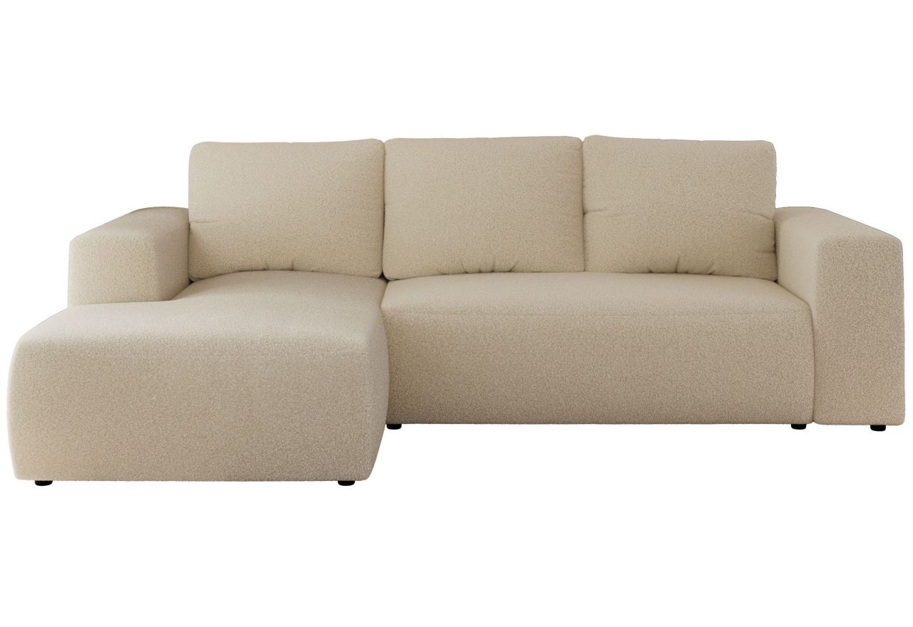 Narożnik TRENTINO L - strona lewa - kremowy, boucle