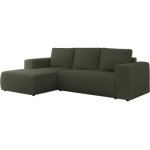 Narożnik TRENTINO L - strona lewa - zielony, boucle