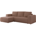 Narożnik TRENTINO L - strona lewa - różowy, boucle