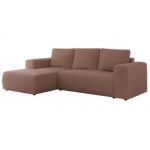 Narożnik TRENTINO L - strona lewa - różowy, boucle