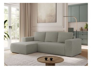 Narożnik TRENTINO L - strona lewa - jasnoszary, boucle