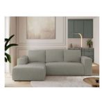 Narożnik TRENTINO L - strona lewa - jasnoszary, boucle