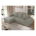 Narożnik TRENTINO L - strona lewa - jasnoszary, boucle