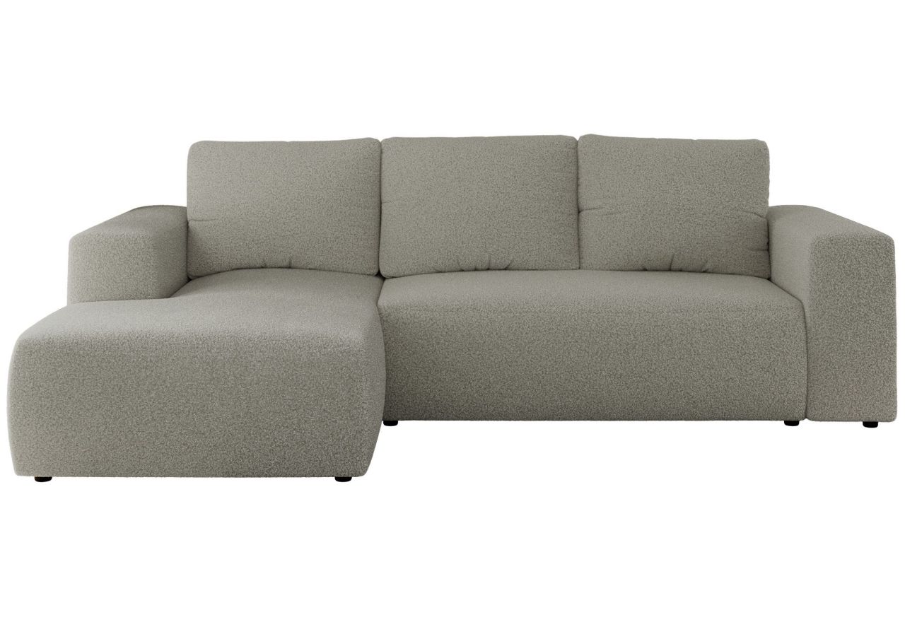 Narożnik TRENTINO L - strona lewa - jasnoszary, boucle