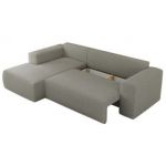 Narożnik TRENTINO L - strona lewa - jasnoszary, boucle