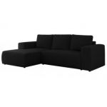 Narożnik TRENTINO L - strona lewa - czarny, boucle