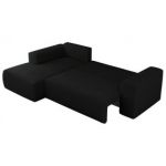 Narożnik TRENTINO L - strona lewa - czarny, boucle