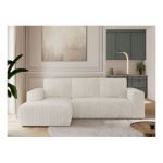 Narożnik TRENTINO L - strona lewa - beżowy, sztruks