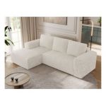 Narożnik TRENTINO L - strona lewa - beżowy, sztruks