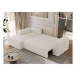 Narożnik TRENTINO L - strona lewa - beżowy, sztruks