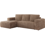 Narożnik TRENTINO L - strona lewa - brązowy, sztruks