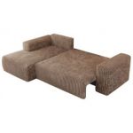 Narożnik TRENTINO L - strona lewa - brązowy, sztruks