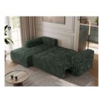 Narożnik TRENTINO L - strona lewa - zielony, sztruks