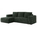 Narożnik TRENTINO L - strona lewa - zielony, sztruks