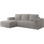 Narożnik TRENTINO L - strona lewa - jasnoszary, sztruks
