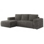 Narożnik TRENTINO L - strona lewa - szary, sztruks